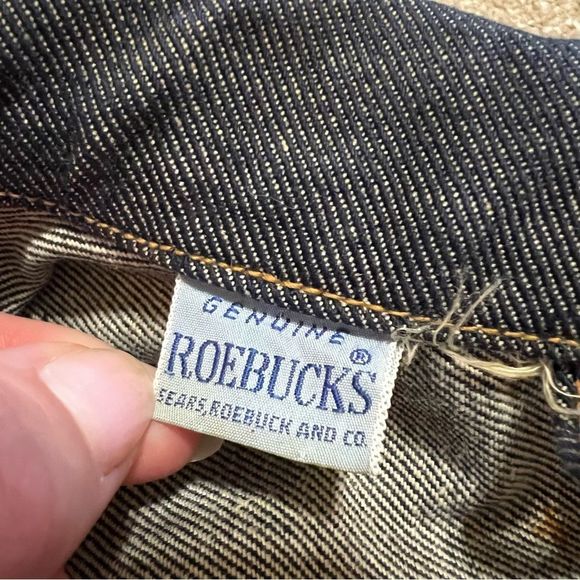 Vintage 60s Sears Roebucks Selvage Denim Jacket - Picture 4 of 7